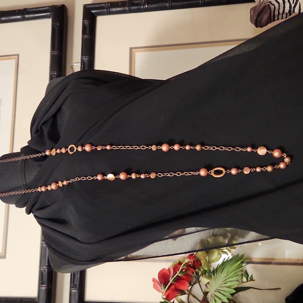 Paparazzi Long Copper Necklace